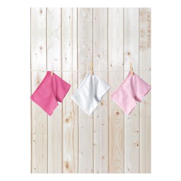 Blackspade 1298 Fuşya Pembe Beyaz 3'lü Paket Kız Çocuk Boxer