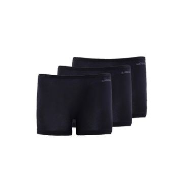 Blackspade 1571 Essential 3'lü Paket Siyah Kadın Boxer