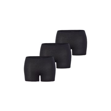 Blackspade 1571 Essential 3'lü Paket Siyah Kadın Boxer