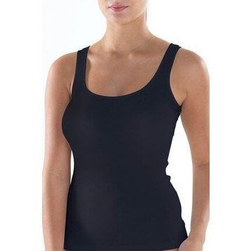 Blackspade 1614 Fine Rib Siyah Kadın Atlet