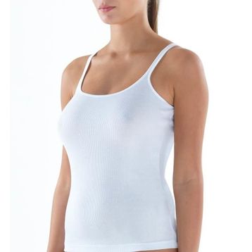 Blackspade 1615 Fine Rib Beyaz Kadın Atlet