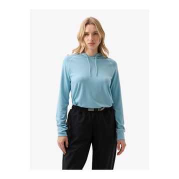 Blackspade 5938 Mavi Kadın Termal Kapşonlu Sweatshirt