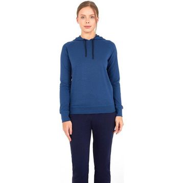 Blackspade 5938 Mavi Kadın Termal Kapşonlu Sweatshirt