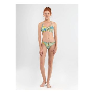 Blackspade 8622 Mavi Kadın Şal Desenli Bikini Takımı