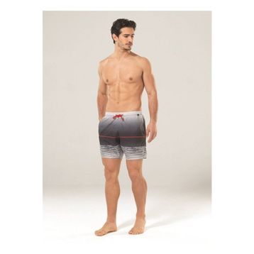 Blackspade 8824 Siyah Beyaz Erkek Şort