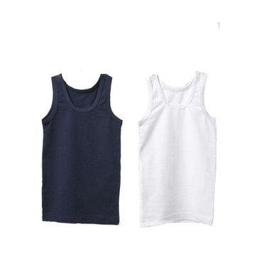 Blackspade 9396 Beyaz Lacivert 2'li Erkek Çocuk Atlet