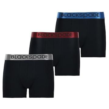 Blackspade 9470 3'lü Siyah Erkek Boxer