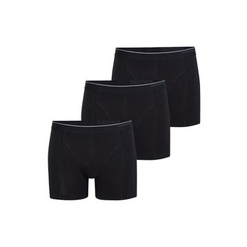 Blackspade 9673 3'lü Siyah Pamuklu Erkek Boxer