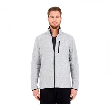 Blackspade Gri M Önden Fermuarlı Polar Mont