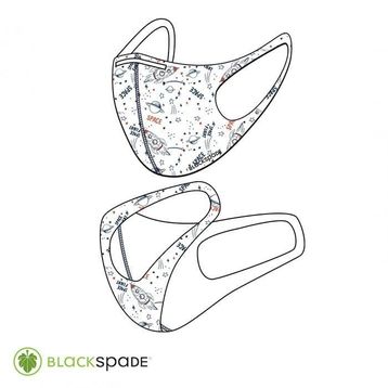 Blackspade S1 Roket Desen Çocuk Koruyucu Maske