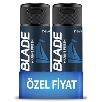 Blade Marine Fresh 2x150 ml Erkek Sprey Deodorant