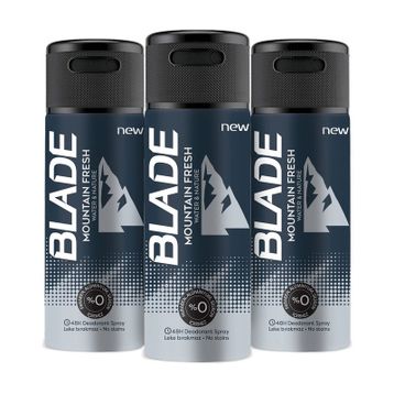 Blade Mountain Fresh 3x150 ML Erkek Deodorant