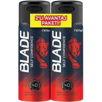 Blade Self Confidence 2x150 ML Erkek Deodorant