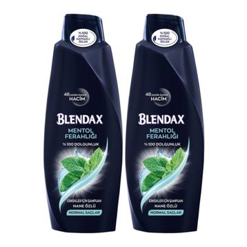 Blendax Erkek Mentol Ferahlığı 2x500 ml Şampuan