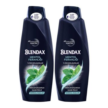 Blendax Erkek Mentol Ferahlığı 2x500 ml Şampuan