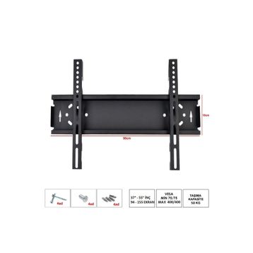 Bless Arçelik 43" 109 Ekran LCD Tv Sabit Duvar Askı Aparatı