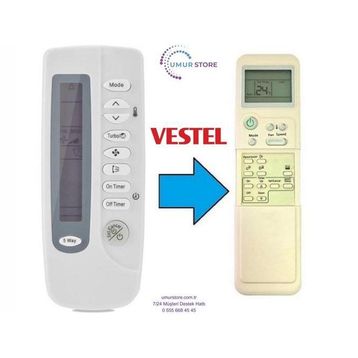 Bless Vestel Uyumlu Klima Kumandası