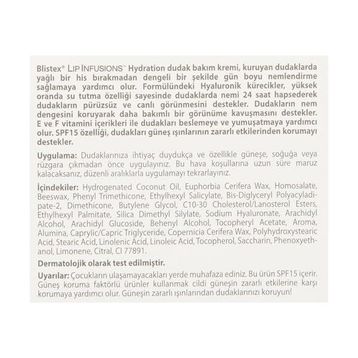 Blistex Lip İnfusions Hydration 2x3.7 gr Dudak Kremi