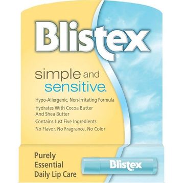 Blistex Sensitive Hassas Dudaklar İçin Besleyici ve Nemlendirici Dudak Bakım Kremi