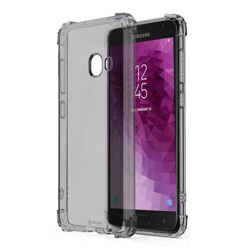 Blogy Galaxy J4 Smoke Black Crystal Fit Kılıf