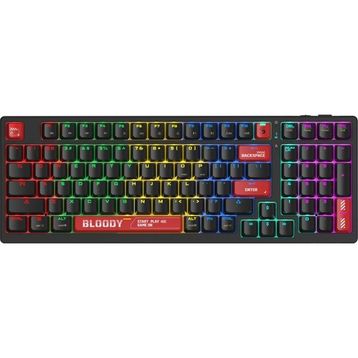 Bloody WS98 Red Switch RGB Kablosuz Mekanik Gaming Klavye