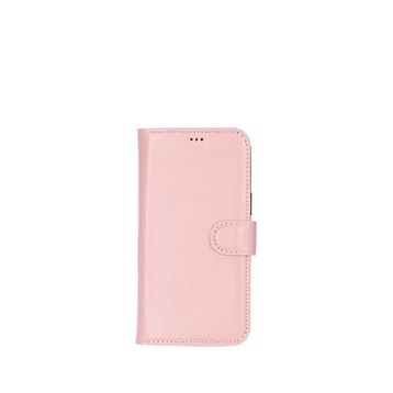 BloominBag Aurel Magna Bisque Nude Iphone 16 Pro Magsafe Pembe Uyumlu Wallet Case Deri Telefon Kılıfı