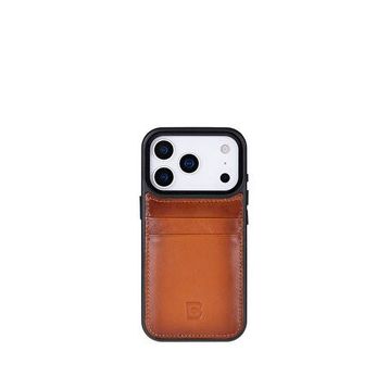 BloominBag Bloomcase Flex Cover Urban Tan Iphone 17 Pro Taba Deri Kartlıklı Telefon Kılıfı