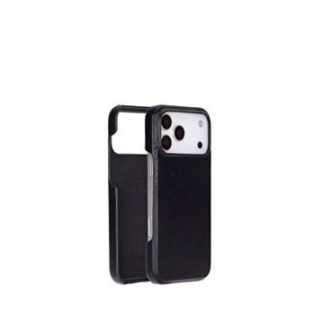 BloominBag Bloomcase Ultimate Jacket Iphone 17 Pro Max Obsidian Black Deri Telefon Kılıfı