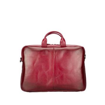 BloominBag Bloomurban Shield 16"" Crimson Kırmızı Deri Laptop Macbook Çantası