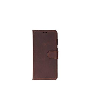BloominBag Monte Saddle Heritage Samsung Galaxy S26 Deri Çıkarılabilir Cüzdanlı Telefon Kılıfı