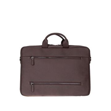 BloominBag Urban Shell Pro 13-14"" Espresso Brown Deri Laptop Macbook Çantası
