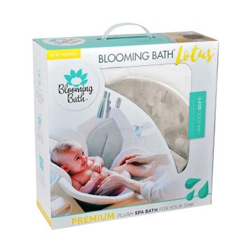 Blooming Bath Lotus Beyaz/Açık Gri/Koyu Gri Bebek Banyo Matı