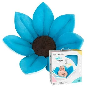 Blooming Bath Turkuaz Kahverengi Bebek Banyo Matı