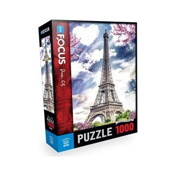 Blue Focus 1000 Parça Eiffel Tower Eyfel Kulesi Puzzle