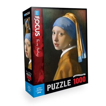 Blue Focus 1000 Parça İnci Küpeli Kız Puzzle