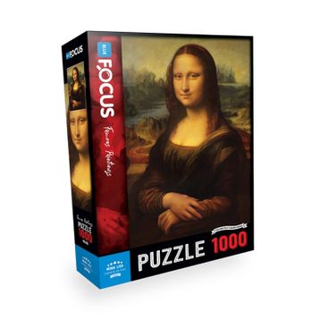 Blue Focus 1000 Parça Mona Lisa Puzzle