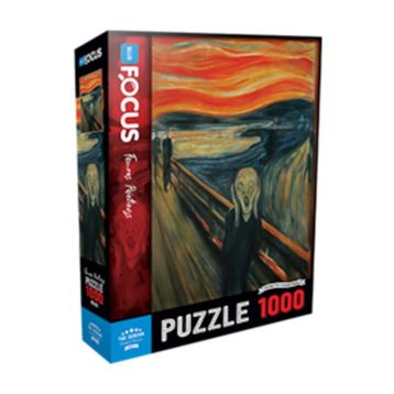 Blue Focus 1000 Parça The Scream Çığlık Puzzle
