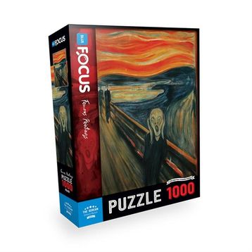 Blue Focus 1000 Parça The Scream Çığlık Puzzle