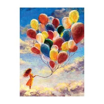 Blue Focus 1000 Parça Uçan Balonlar Puzzle
