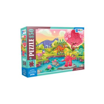 Blue Focus 150 Parça Cute Dinosaurs Sevimli Dinozorlar Puzzle