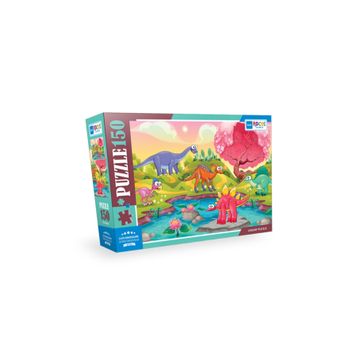 Blue Focus 150 Parça Cute Dinosaurs Sevimli Dinozorlar Puzzle