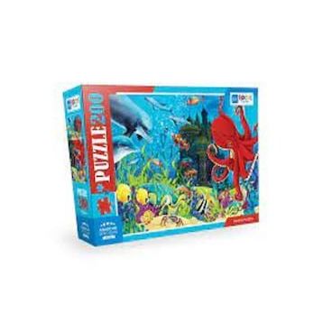 Blue Focus 200 Parça Aquatic Life Deniz Yaşamı Puzzle