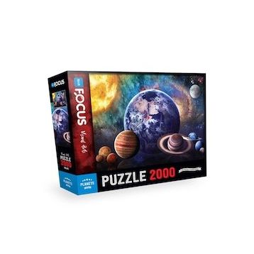 Blue Focus 2000 Parça Planets Gezegenler Puzzle