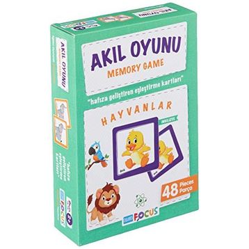 Blue Focus 48 Parça Memory Game Meslekler Akıl Oyunu