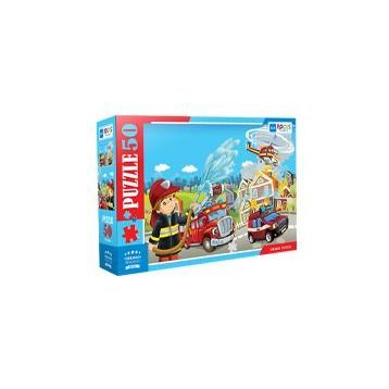 Blue Focus 50 Parça Fireman İtfaiyeci Puzzle