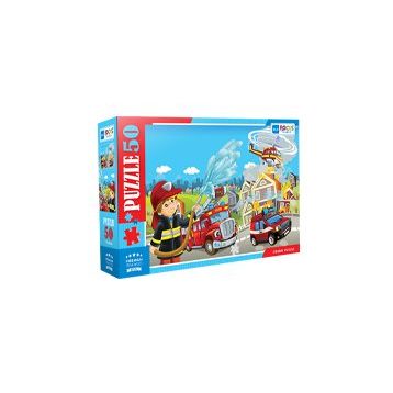 Blue Focus 50 Parça Fireman İtfaiyeci Puzzle