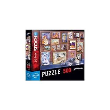 Blue Focus 500 Parça Cute Cats Sevimli Kediler Puzzle