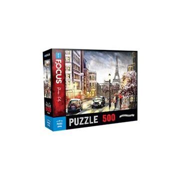Blue Focus 500 Parça Paris Puzzle