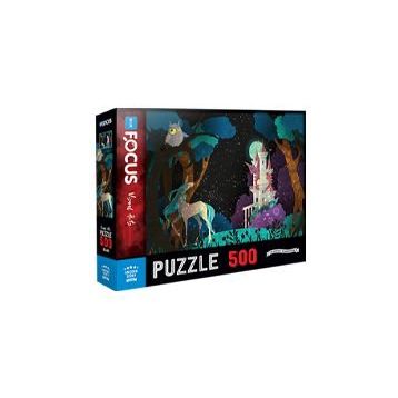 Blue Focus 500 Parça Unicorn Story Tek Boynuzlu At Hikayesi Puzzle