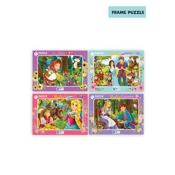 Blue Focus 72 Parça 4'lü Set Frame Puzzle